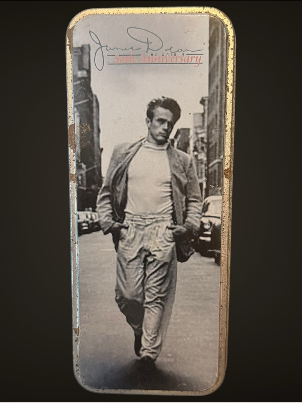 Vintage 2004 James Dean "50th Anniversary" Quartz Watch w/ Collectible Tin